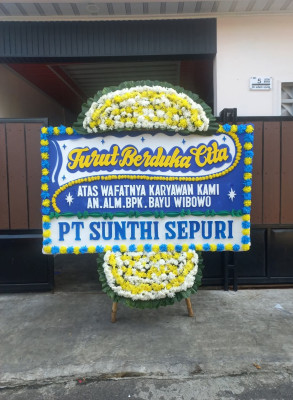Papan Bunga Duka di Pahandut